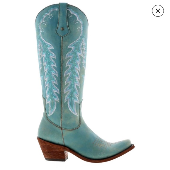 LIBERTY Black Shoes - LIBERTY BLACK WOMEN'S MARISSA STAR STITCHED BOOTS - SNIP TOE